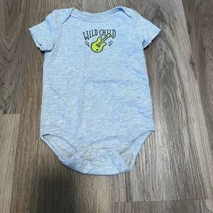 Jumping Beans "Wild Child" Guitar Short Sleeved Onesie